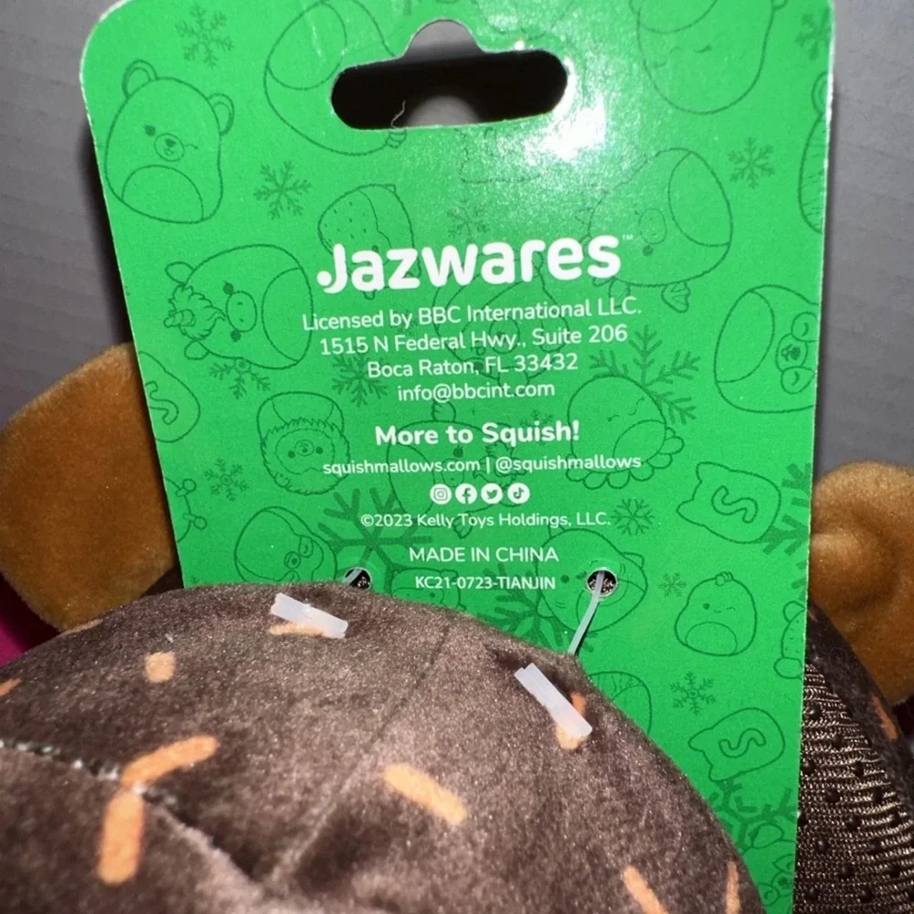 Originally Squishmallows Christmas Slippers Reindeer Lights Size 11/12 YOUTH A16